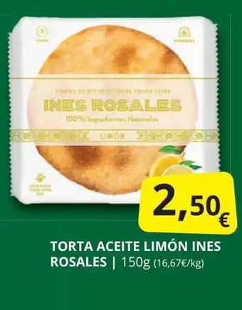 Supermercados MAS Torta aceite limón ines rosales oferta