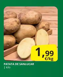 Supermercados MAS Patata de sanlucar oferta