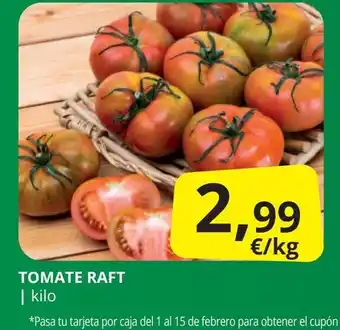 Supermercados MAS Tomate raft oferta