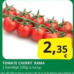 Supermercados MAS Tomate cherry rama oferta