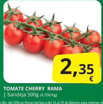 Supermercados MAS Tomate cherry rama oferta