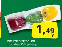 Supermercados MAS Pimiento tricolor oferta