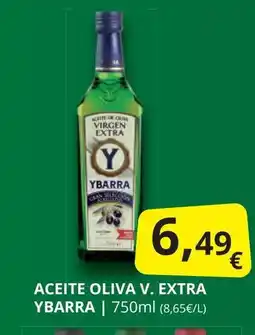 Supermercados MAS YBARRA Aceite oliva v. extra oferta