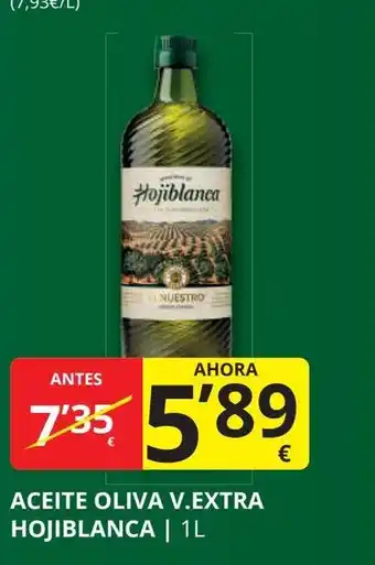 Supermercados MAS HOJIBLANCA Aceite oliva v.extra oferta