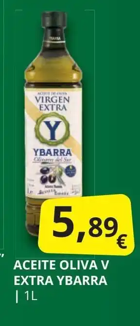 Supermercados MAS YBARRA Aceite oliva v extra oferta