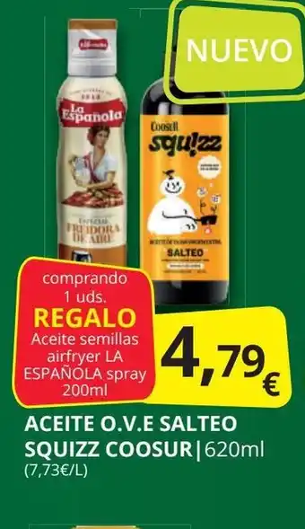 Supermercados MAS COOSUR Aceite o.v.e salteo oferta