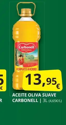 Supermercados MAS CARBONELL Aceite oliva suave oferta