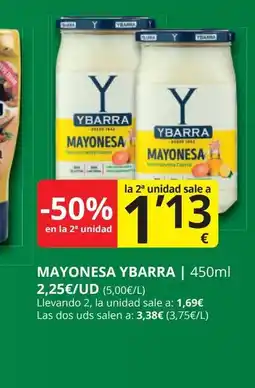 Supermercados MAS YBARRA Mayonesa oferta