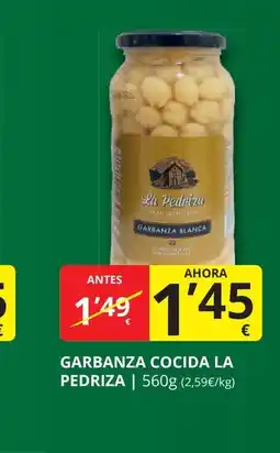 Supermercados MAS LA PEDRIZA Garbanza cocida oferta