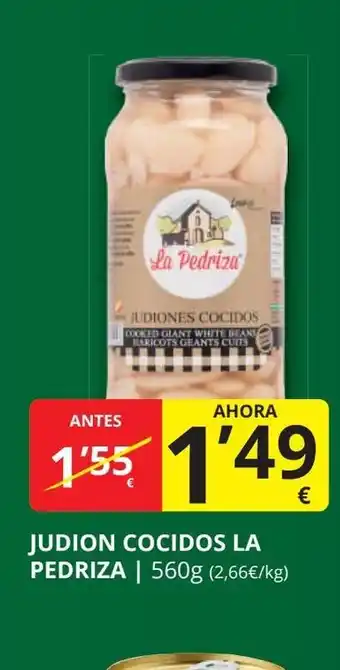 Supermercados MAS LA PEDRIZA Judion cocidos oferta