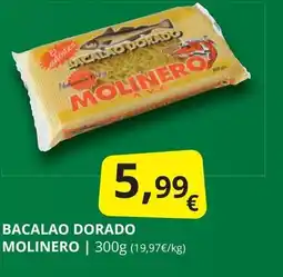 Supermercados MAS MOLINERO Bacalao dorado oferta