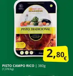 Supermercados MAS RICO Pisto campo oferta