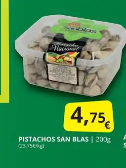 Supermercados MAS Pistachos san blas oferta