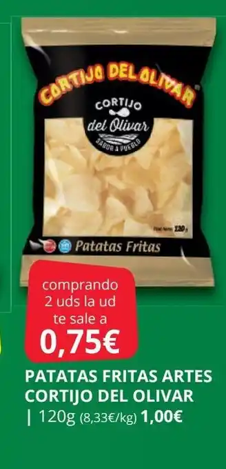 Supermercados MAS Patatas fritas artes oferta