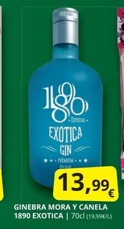 Supermercados MAS Ginebra mora y canela 1890 exotica oferta