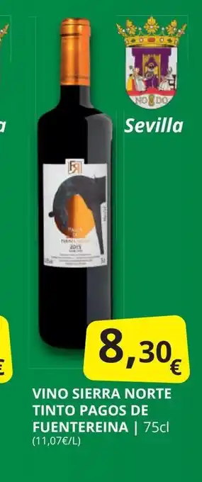 Supermercados MAS Vino sierra norte tinto pagos de fuentereina oferta