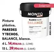 BricoCentro Pintura plástica, paredes y techos oferta