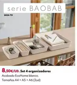 BricoCentro Set 4 organizadores oferta