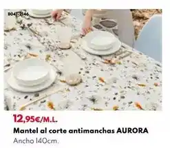 BricoCentro Mantel al corte antimanchas aurora oferta