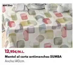 BricoCentro Mantel al corte antimanchas sumba oferta