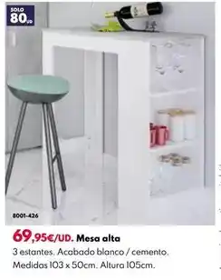 BricoCentro Mesa alta oferta