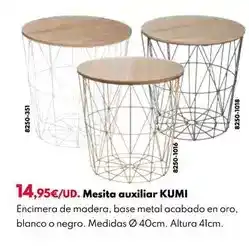 BricoCentro Mesita auxiliar kumi oferta