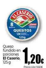 Unide Supermercados El caserío - queso fundido en porciones oferta