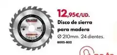 BricoCentro Disco de sierra para madera oferta