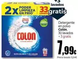 Unide Supermercados Colon - detergente en polvo oferta