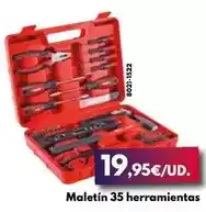 BricoCentro Maletín 35 herramientas oferta