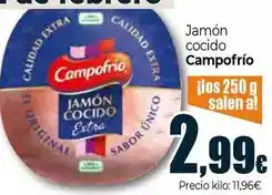 Unide Supermercados Campofrío - jamón cocido oferta