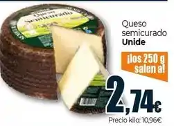 Unide Supermercados Unide - queso semicurado oferta