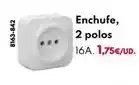 BricoCentro Enchufe, 2 polos oferta