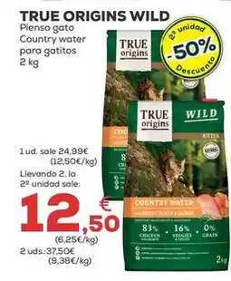 Kiwoko True origins - pienso gato country water para gatitos oferta