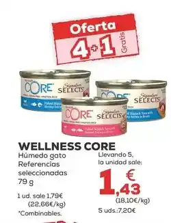 Kiwoko Wellness core - humedo gato referencias seleccionadas oferta