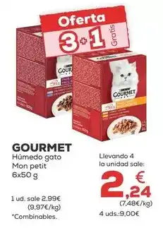 Kiwoko Gourmet - humedo gato mon petit oferta