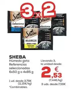 Kiwoko Sheba - humedo gato referencias seleccionadas oferta