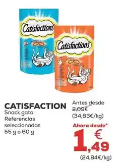 Kiwoko Catisfactions - snack gato referencias seleccionadas oferta