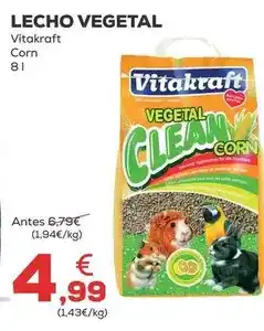 Kiwoko Vitakraft - lecho vegetal oferta