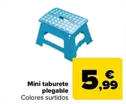 Carrefour Mini taburete plegable oferta