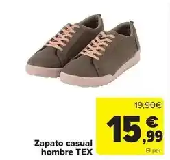 Carrefour Tex - zapato casual hombre oferta