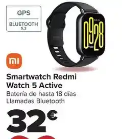 Carrefour Xiaomi - smartwatch redmi watch 5 active oferta