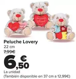 Carrefour Peluche lovery oferta