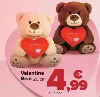 Carrefour Valentine bear oferta