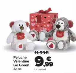 Carrefour Peluche Valentine Go Green oferta