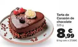 Carrefour Tarta de Corazón de chocolate oferta