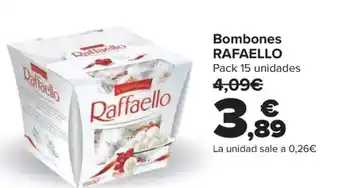 Carrefour RAFAELLO Bombones oferta