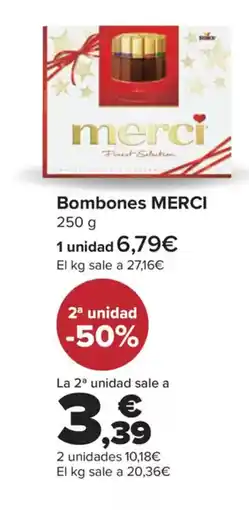 Carrefour MERCI Bombones oferta