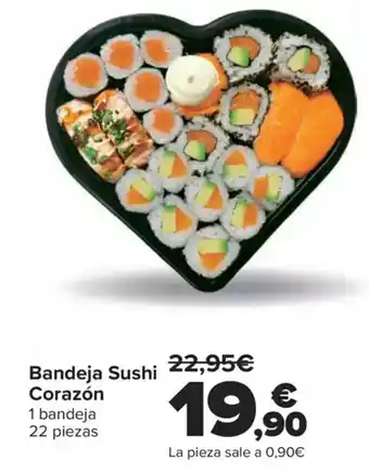 Carrefour Bandeja Sushi Corazón oferta