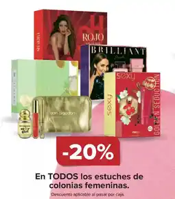 Carrefour En todos los estuches de colonias femeninas. oferta